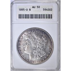 1895-O MORGAN DOLLAR ANACS AU-50