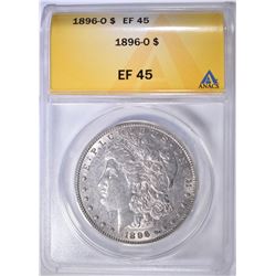 1896-O MORGAN DOLLAR ANACS XF-45