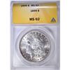 Image 1 : 1899 MORGAN DOLLAR ANACS MS-62