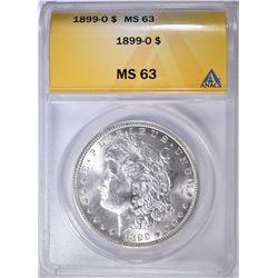 1899-O MORGAN DOLLAR ANACS MS-63