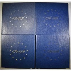 4-PROOF 1976 3-PIECE 40% SILVER BICENTENNIAL SETS