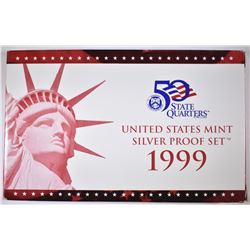 1999 U.S. SILVER PROOF SET ORIG PACKAGING