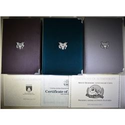 1989, 90 & 91 U.S. PRESTIGE PROOF SETS