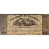Image 1 : 1864 $10 State of Georgia Obsolete Note