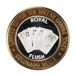 .999 Silver Colorado Belle Laughlin, Nevada $10 Casino Limited Edition Gaming Token