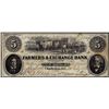 Image 1 : 1850 $5 Farmers & Exchange Bank Charleston, SC Obsolete Note