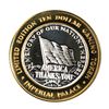 Image 1 : .999 Silver Imperial Palace Hotel & Casino Las Vegas $10 Limited Edition Gaming Token