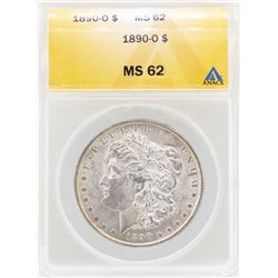 1890-O $1 Morgan Silver Dollar Coin ANACS MS62