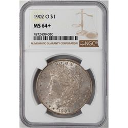 1902-O $1 Morgan Silver Dollar Coin NGC MS64+