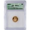 Image 1 : 2001 $5 American Gold Eagle Coin ICG MS70