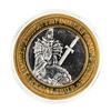 Image 1 : .999 Silver Excalibur Las Vegas, NV $10 Casino Limited Edition Gaming Token