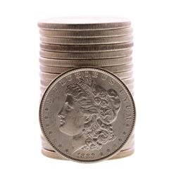 Roll of (20) Brilliant Uncirculated 1889 $1 Morgan Silver Dollar Coins