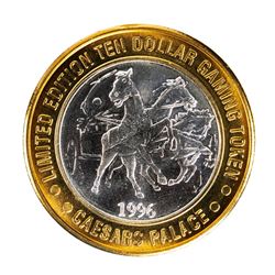 .999 Silver Caesars Palace Las Vegas, Nevada $10 Casino Limited Edition Gaming Token