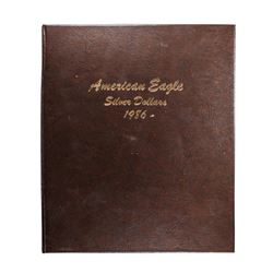 Set of 1986-2019 $1 American Silver Eagle Coins in Dansco Book