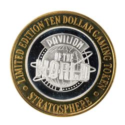 .999 Silver Stratosphere Las Vegas, NV $10 Casino Limited Edition Gaming Token