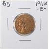 Image 1 : 1916-S $5 Indian Head Half Eagle Gold Coin