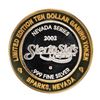 Image 2 : .999 Silver Sierra Sids Sparks, Nevada $10 Casino Limited Edition Gaming Token