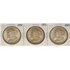 Image 1 : Lot of (3) 1889 $1 Morgan Silver Dollar Coins