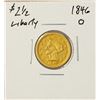 Image 1 : 1846-O $2 1/2 Liberty Head Quarter Eagle Gold Coin