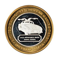 .999 Silver Imperial Palace Hotel & Casino Las Vegas $10 Limited Edition Gaming Token