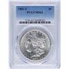 Image 1 : 1881-S $1 Morgan Silver Dollar Coin PCGS MS62