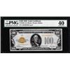 Image 1 : 1928 $100 Gold Certificate Note Fr.2405 PMG Extremely Fine 40