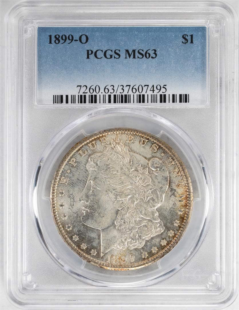1899-O US Morgan Silver Dollar $1 PCGS MS63