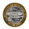 Image 2 : .999 Silver Edgewater Hotel & Casino Laughlin, NV $10 Limited Edition Gaming Token