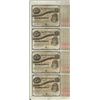 Image 1 : Uncut Sheet of (4) State of Louisiana Baby Bond Obsolete Notes