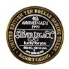 Image 1 : .999 Fine Silver Silver Legacy Reno, Nevada $10 Limited Edition Gaming Token