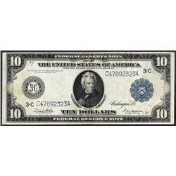 1914 $10 Federal Reserve Bank Note Philadelphia