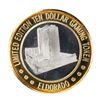 Image 2 : .999 Fine Silver Eldorado Reno, Nevada $10 Limited Edition Gaming Token