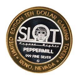 .999 Fine Silver Peppermill Reno, Nevada $10 Limited Edition Gaming Token