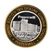 Image 2 : .999 Fine Silver Peppermill Reno, Nevada $10 Limited Edition Gaming Token