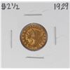 Image 1 : 1929 $2 1/2 Indian Head Quarter Eagle Gold Coin