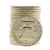 Image 2 : Roll of (20) Brilliant Uncirculated 1958 Franklin Half Dollar Coins