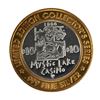 Image 2 : .999 Fine Silver Mystic Lake Casino $10 Limited Edition Gaming Token