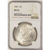 Image 1 : 1882 $1 Morgan Silver Dollar Coin NGC MS63