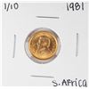 Image 1 : 1981 South Africa 1/10 Krugerrand Gold Coin