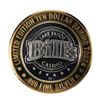 Image 2 : .999 Silver Bill's Casino Lake Tahoe, Nevada $10 Casino Gaming Token Limited Edition