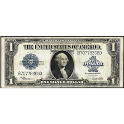1923 $1 Silver Certificate Note