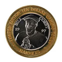 .999 Fine Silver Harveys Resort Lake Tahoe, Nevada $10 Limited Edition Gaming Token