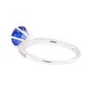 Image 3 : 14KT White Gold 1.43 ctw Sapphire and Diamond Ring