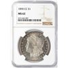 Image 1 : 1890-CC $1 Morgan Silver Dollar Coin NGC MS62