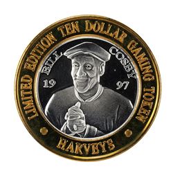 .999 Silver Harveys Lake Tahoe, Nevada $10 Casino Limited Edition Gaming Token