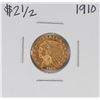 Image 1 : 1910 $2 1/2 Indian Head Quarter Eagle Gold Coin