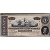 Image 1 : 1864 $20 Confederate States of America Note