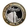 Image 2 : .999 Fine Silver Atlantis Casino & Resort Reno, NV $10 Limited Edition Gaming Token