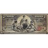 Image 1 : 1896 $2 Educational Silver Certificate Note