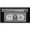 Image 1 : 1966 $100 Legal Tender Note Fr.1550 PMG Gem Uncirculated 66EPQ